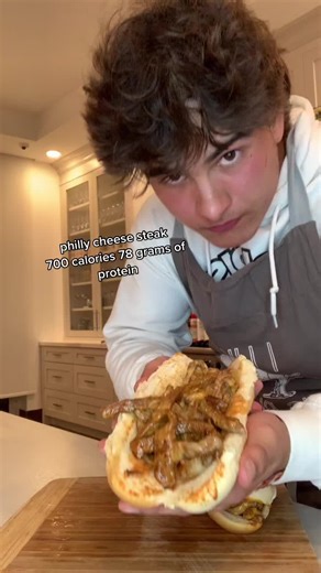 Healthy Philly Cheese Steak Recipe for Lean Bulking and Cutting | Chef Ano