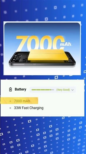 POCO M8s 5G – 7000mAh Battery & Snapdragon Power! 🔋|| #tech #shorts