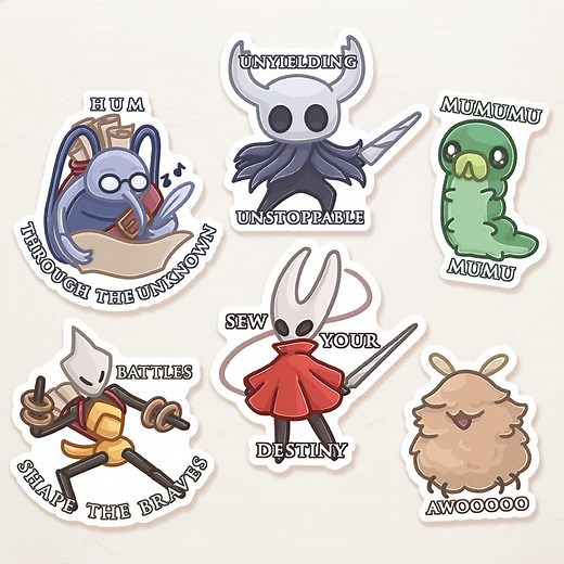 Hollow Knight Silksong - Stickers - Etsy