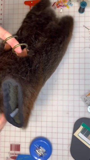 Rebecca Darling on Instagram: "Learn how to make your own Fur Gauntlet Mittens! Patterns are for sale on my website. Full Video Tutorial is on my YouTube channel for FREE! Links in comments."