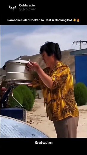 Cook Food Using Sunlight ☀️ | Parabolic Solar Cooker Explained 🔥