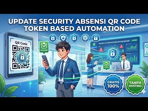 Update Security Aplikasi Absensi Sekolah QR Code Gratis 100% | Tanpa Hosting