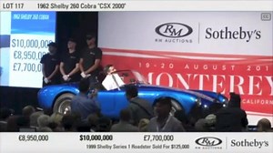 81K views · 1K shares | The very first Shelby Cobra CSX 2000 sells for $12,500.000. | Carroll Shelby | Facebook