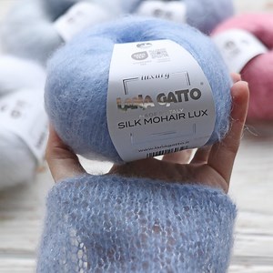 Lana Gatto Silk Mohair Lux Yarn: Italian Lace Weight Yarn - Etsy UK