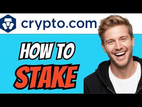 How To STAKE With Crypto Com (QUICK & EASY) 2026