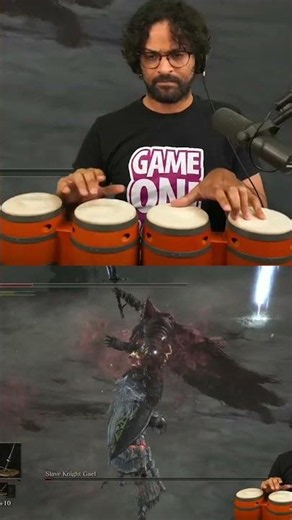 Bongos only + Spear only DLC Slave Knight Gael Dark Souls III