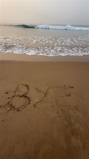 Monami Ghosh | Hardest goodbye 🥹😩 #sea #puri #beach #goodbye #seaside | Instagram