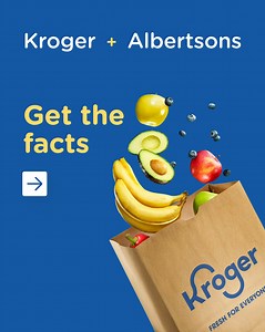1.7K views · 54 reactions | Together, Kroger and Albertsons are committed to providing lower prices and more choices to customers across America for the fresh, affordable foods you want, need and love. | Kroger | Facebook
