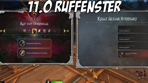 Das Rufbelohnungsfenster von THE WAR WITHIN ist da! Plus alle Belohnungen des Rats von Dornogal