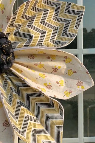 Quilted Fabric Flower Sewing Pattern, DIY Wreath Decor (PDF Pattern) - Etsy