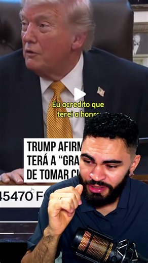 United States President Donald Trump makes a statement about Cuba.