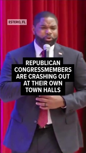 Half of them don’t show up to their town halls, but when they do it’s a complete disaster.