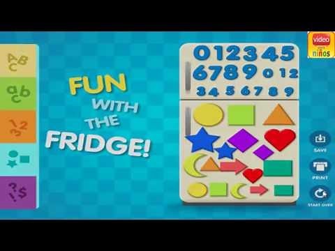 ABC & 123 Magnets Game kids