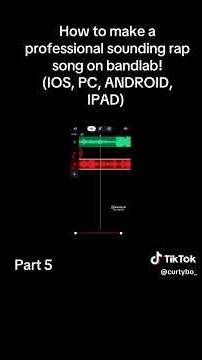 How to make a professional sounding rap song on BandLab (Part 5) #bandlabrapper #bandlabpreset
