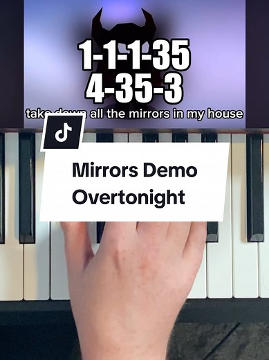 Learn Overtonight Piano with Mirrors Demo Tutorial