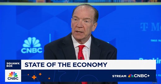 Former World Bank President David Malpass: Markets all over need more dynamism