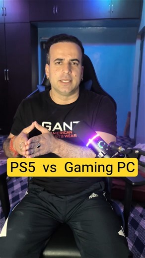 PS5 vs Gaming PC 🔥 Kaunsa Best Hai ? #shortsfeed #ytshorts #viralreels