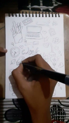 Asthetic doodle making idea art work ✨