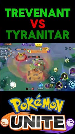 Trevenant vs Tyranitar – Clash of the TITANS 🌳⚔️🦖 | Pokémon Unite