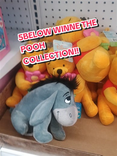 5Below has so many Cute Winnie the Pooh Toys and home Decor!!!! Love shopping at 5below ! @Five Below #5below #5belowfinds #winniethepooh #toys #shopping