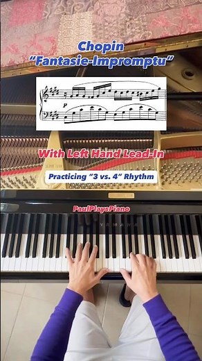 Practicing 3 vs. 4 Rhythm 🎹 Chopin “Fantasie-Impromptu” 🎶 Improvement? 🤔