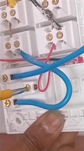 Switch Board Fitting | 😭 Switch Board Connection #shorts #wire