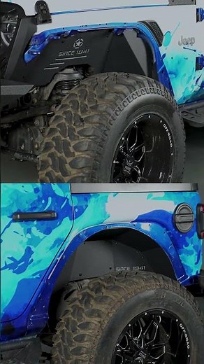 Protect Your Jeep Wrangler JL with Aluminum Front & Rear Inner Fender Liner丨Hooke Road