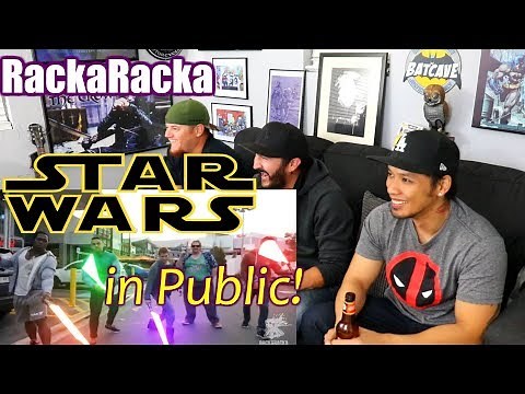 STAR WARS in Public | The RackaRacka | REACTION