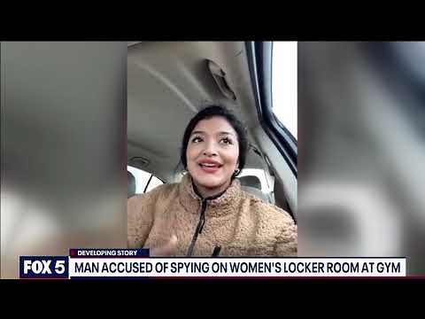 Man accused of spying on women's locker room at gym falls through ceiling | FOX 5 DC