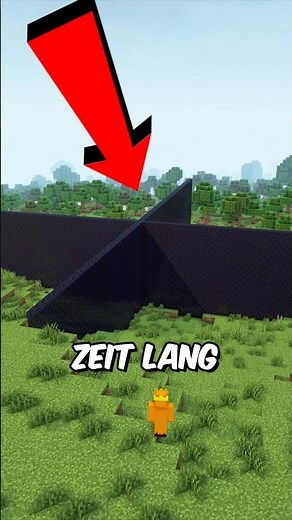 Diese OBSIDIAN WÄNDE sind NICHT von SPIELERN… #minecraft #toobad #fakten