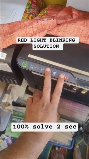 epson l3110 red light blinking solution || epson l3210 red light blinking solution
