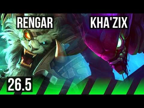 RENGAR vs KHA'ZIX (JGL) | 47K damage | EUW Master | 26.5