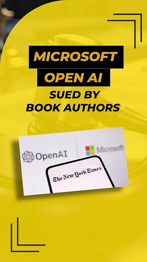 Microsoft Open AI Sued by Book Authors #Microsoft #AI #book | Startup Pakistan