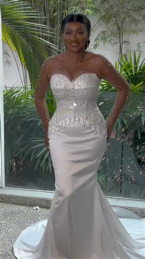 My beautiful bride in all her glory and graciousness Her embrodied veil in memeory of her mother made all of us emotional ❤ Bride : Manik Bidi Designer : @ibrahimfernandezcouture Photographer : @saidwordsmith_studio Make Up : @willy_tano #ibrahimfernandez #ibrahimfernandezcouture | Ibrahim Fernandez