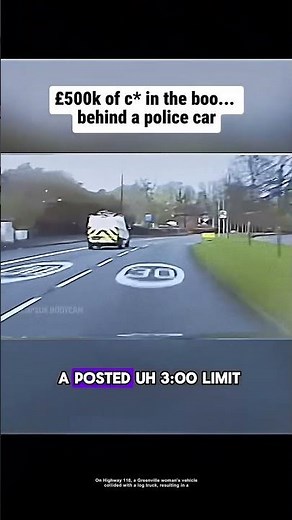 Log Truck Crash Caught on Dashcam #Shorts