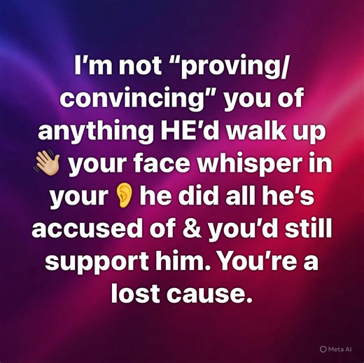 #proof #searching #answer #cathy_lymm If you’re not MAGA, stop trying to convince them. Stop trying to prove anything. They never did and never WILL care if any of it is true.