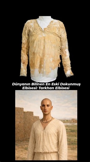 Yıkılmadan Önce on Instagram: "Tarkhan Elbisesi — Naqada III Dönemi (MÖ 4. binyıl sonları) Tarkhan’da bulunan bu ince keten giysi, günümüze neredeyse bütünüyle ulaşmış son derece nadir bir örnektir. Organik tekstillerin arkeolojik kayıtta korunmasının istisnai olduğu düşünüldüğünde, bu ölçüde bütüncül bir elbisenin günümüze ulaşması olağanüstüdür. Keten (Linum usitatissimum) kullanımı Mısır Neolitik döneminden itibaren bilinmekte, yatay tezgâhta dokuma ise en geç MÖ 4. binyılın başlarından itiba
