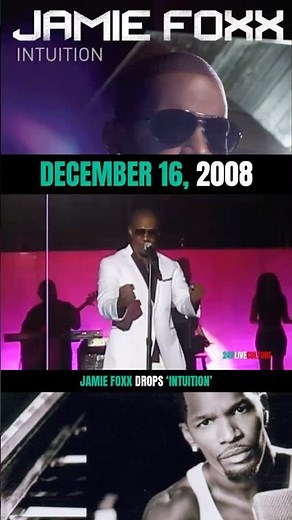 December 16, 2008, Jamie Foxx drops his third album ‘Intuition’ 💿What’s your favorite track?