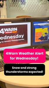 MORE SEVERE STORMS ARE ON THE WAY!⛈️A 4Warn Weather Alert has been issued on Wednesday. Wake up with Local 4 News Wednesday morning so you can start your day with all the latest information. | WDIV Local 4 / ClickOnDetroit