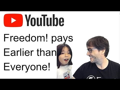 Freedom! pays EARLIER than everyone on YouTube