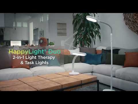 HappyLight® Duo 2-in-1 Desk and Floor Light Therapy Lamps | Verilux®