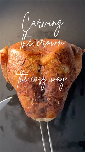 Carving the turkey - the easy way #turkey #ukfoodie