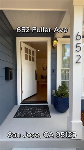 Open house today 1:00-4:00! 652 Fuller Ave. San Jose 95125. All one level with 5 bedrooms, 3.5 bathrooms, plus a casita with a walk in closet and full bathroom! 2100sf. $2,185,000 Holly Barr Compass DRE 01370328 | Willow Glen Charm