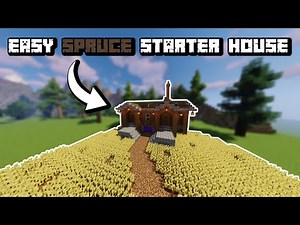 Minecraft I How To Build an EASY Starter House