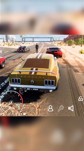 FULL SPEED MUSTANG DRAG RACE #carparkingmultiplayer2 #dragrace #mobilegame #carmeet ##musclecars
