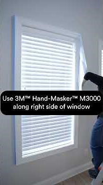 How to Mask a Window Horizontally with the 3M™ Hand-Masker™ M3000