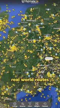 Watch live virtual flying across Europe