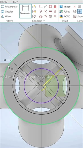 Manifold Modeling in Autodesk Inventor | PART-8 | SHORTS | (Step by Step) | DEVELOPMECH