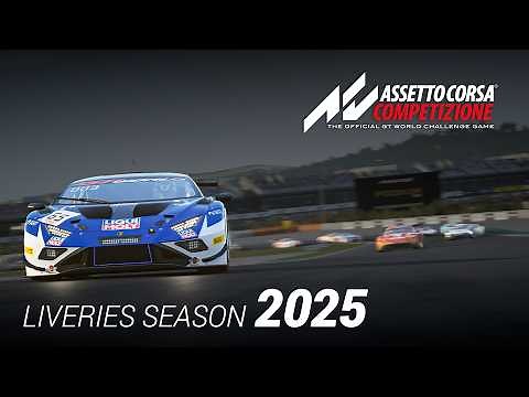 Assetto Corsa Competizione 2025 Liveries Pack - Consoles Trailer