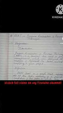 Program Evaluation and Review technique ll PERT ll Nursing Management. #pert #pertchart